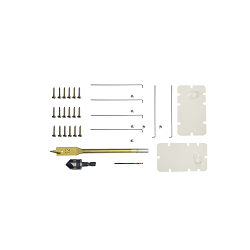 DCW-TMP2 - Cobalt Turnout Motor Installation Template