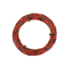 DCW-TW50-1.0 - Twisted Bus Wire 50m of 1mm 26x 0.15 (17g) Twin Red/Black