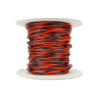 DCW-TW50-1.5 - Twisted Bus Wire 50m of 1.5mm (15g) Twin Red/Black