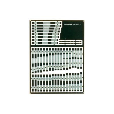 ESP-POINT1.6 - Pre-Etched Sleepers 1.6mm (4mm scale) B9 to A5 Points