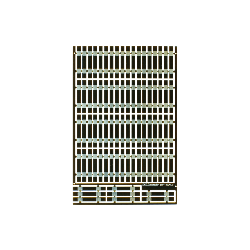 ESP-TRACK1.0 - Pre-Etched Sleepers 1.0mm (4mm scale) Straight Track