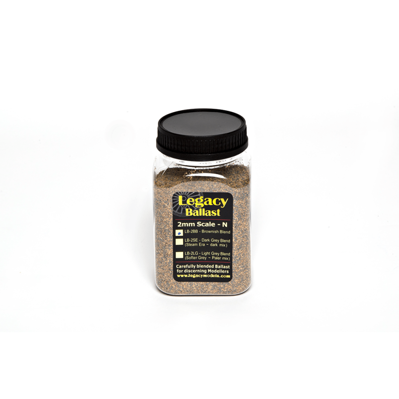 LB-2BB - 2mm/N scale Ballast - Brown Blend