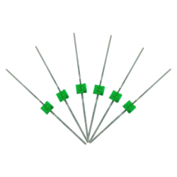 LED-GRM - Mini Butterfly Type 6x 1.6mm (w/resistors) Green