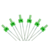 LED-GRT - Tower Type 6x 2mm (w/resistors) Green