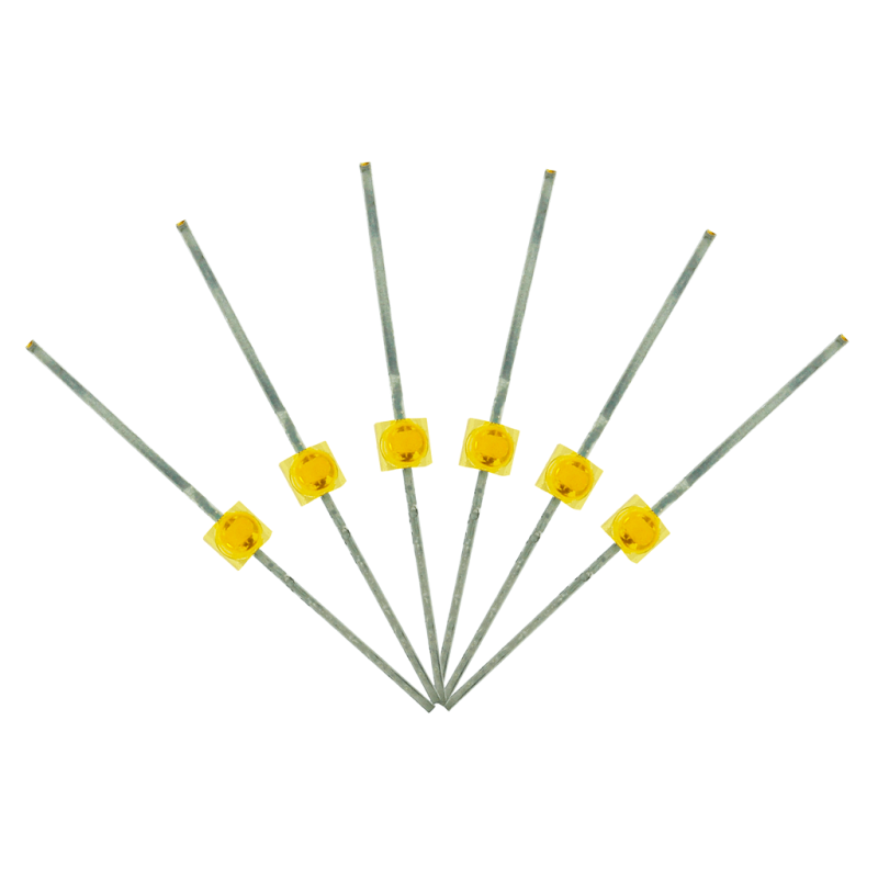 LED PWM Mini Butterfly Type 6x 1 6mm w resistors Prototype White