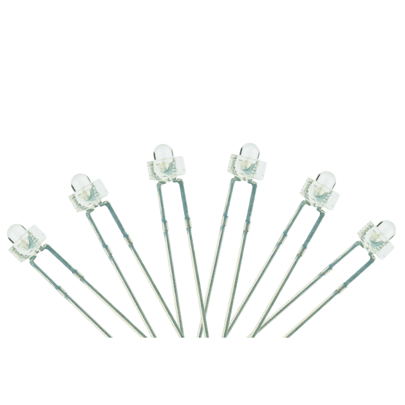 LED-SWD - Panel Dot Type 6x 1.8mm (w/resistors) Daylight White