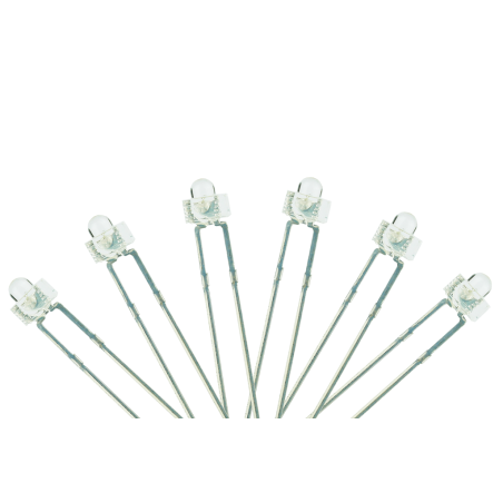 LED-SWD - Panel Dot Type 6x 1.8mm (w/resistors) Daylight White