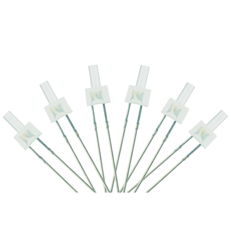 LED-SWT - Tower Type 6x 2mm (w/resistors) Daylight White