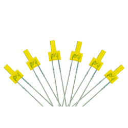 LED-YLT - Tower Type 6x 2mm (w/resistors) Yellow