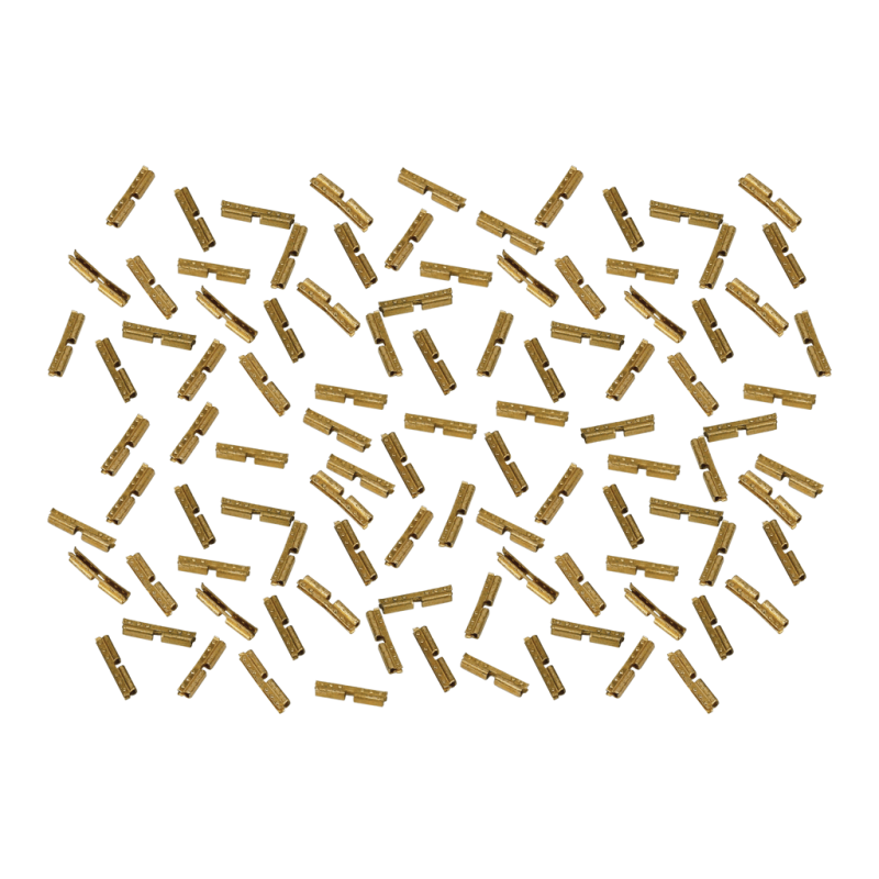 LTK-RJ100 - Rail Joiners (Bullhead) Phosphor Bronze 4mm scale (100 Pack)