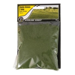 WFS613 - 2mm Static Grass Dark Green