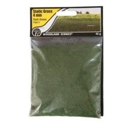 WFS617 - 4mm Static Grass Dark Green