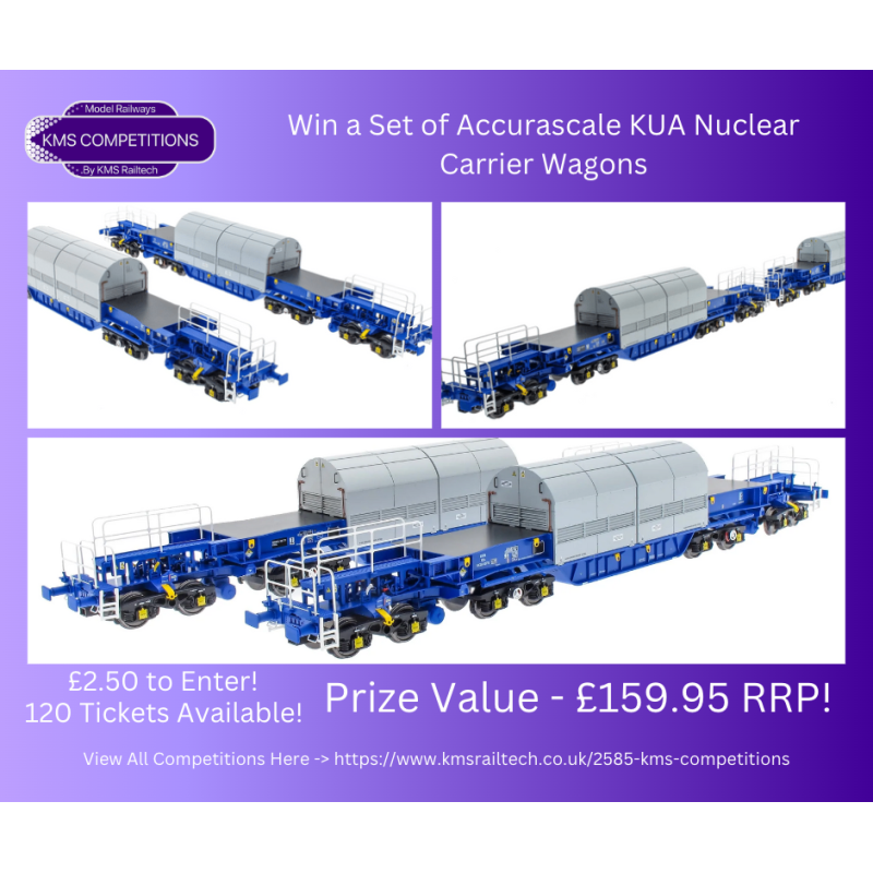 KMS-COMPS-23 - Win a Set of Accurascale KUA Nuclear Carrier Wagons