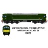 905002 - Class 28 D5711 BR Green With Small Yellow Panel - DCC Ready
