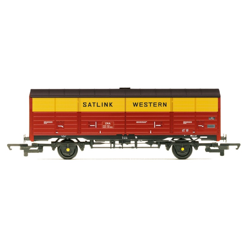 R60229 - RailRoad Satlink Western 45t ZRA Closed Van KDC201003 - Era 8