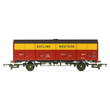 R60229 - RailRoad Satlink Western 45t ZRA Closed Van KDC201003 - Era 8