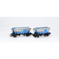 CDA01 E DP K(3) - Cavalex 4mm CDA Wagon - ECC - CDA Double Pack (Set 3)  - KMS Railtech Exclusive