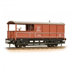 33-308A - GWR 20T Toad Brake Van BR Grey (Early) - Weathered