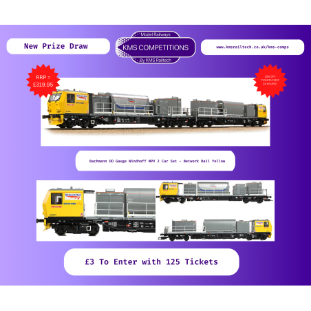 KMS-COMPS-27 - Win a Bachmann Windhoff MPV - Network Rail Yellow!