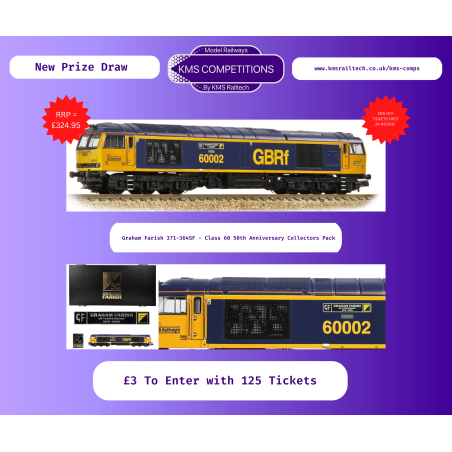 KMS-COMPS-28 - Win a Class 60 Graham Farish 50th Anniversary Collectors Pack SOUND FITTED!