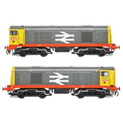 35-357A - Class 20/0 Disc Headcode 20010 BR Railfreight (Red Stripe)