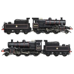 372-626B - LMS Ivatt 2MT 46474 BR Lined Black (Early Emblem)