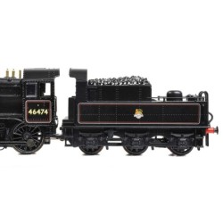 372-626B - LMS Ivatt 2MT 46474 BR Lined Black (Early Emblem)