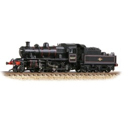 372-628A - LMS Ivatt 2MT 46447 BR Lined Black (Late Crest)