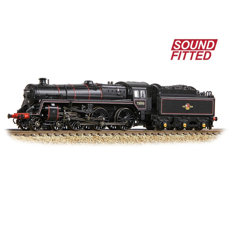 372-729SF - BR Standard 5MT with BR1 Tender 73050 BR Lined Black (Late Crest)