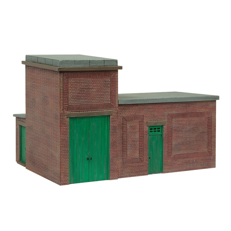 44-0181G - Lineside Brick Substation Green