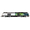 4D-022-028 - Class 68 68014 Chiltern Green Bio Fuel Livery - DCC Ready