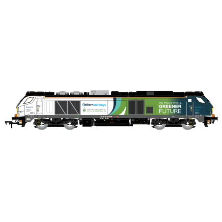 4D-022-028D - Class 68 68014 Chiltern Green Bio Fuel Livery - DCC Fitted