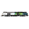 4D-022-028S - Class 68 68014 Chiltern Green Bio Fuel Livery - DCC Sound Fitted