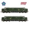 35-306SF - Class 37/0 Centre Headcode D6829 BR Green (Small Yellow Panels)