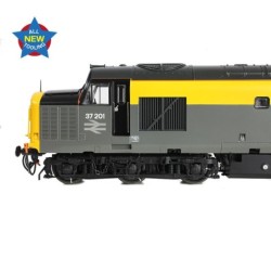 35-308 - Class 37/0 Centre Headcode 37201 'St. Margaret' BR Eng. Grey & Yellow