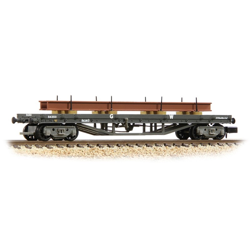 373-927C - 30T 'Macaw B' Bogie Bolster GWR Grey [WL]