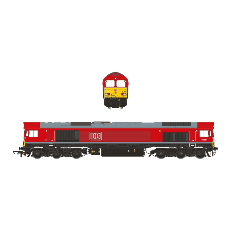 ACC2649-DCC - Class 66 - DB Red - 66167 - DCC Sound Fitted