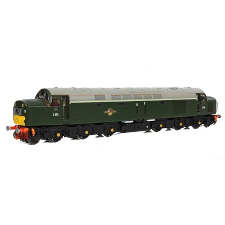 Class 40 Centre Headcode D345 BR Green (Small Yellow Panels)