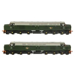 Class 40 Centre Headcode D345 BR Green (Small Yellow Panels)