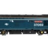 Class 37/0 Split Headcode 37069 'Thornaby TMD' BR Blue (White Stripe)