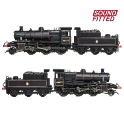 LMS Ivatt 2MT 46477 BR Lined Black (Early Emblem)