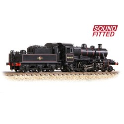 LMS Ivatt 2MT 46464 BR Lined Black (Late Crest)