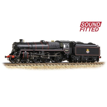 BR Standard 5MT with BR1B Tender 73100 BR Lined Black (Early Emblem)