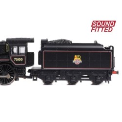 BR Standard 5MT with BR1B Tender 73100 BR Lined Black (Early Emblem)