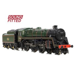 BR Standard 5MT with BR1 Tender 73026 BR Lined Green (Late Crest)