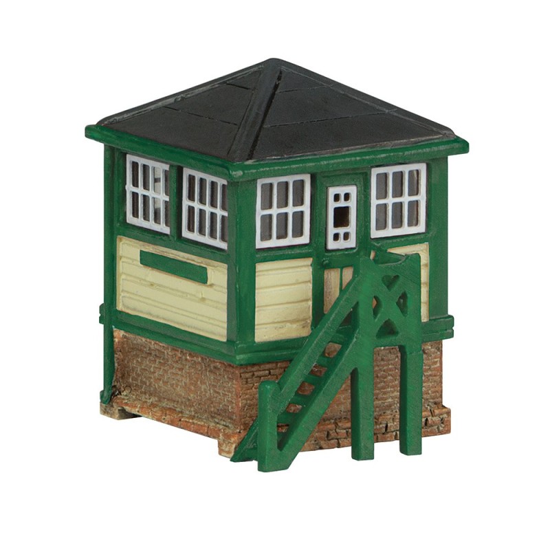 Ground Frame Hut Green and Cream