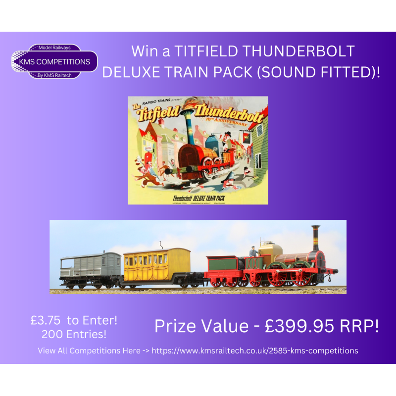 Win a Titfield Thunderbolt Deluxe Train Pack (Sound Fitted)