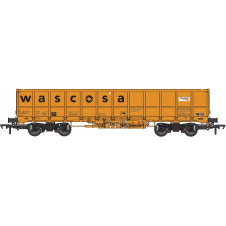 OO-EAL-109B - Wascosa/Network Rail yellow JNA, number 8170 5932 162-7. 11 ribs and no door