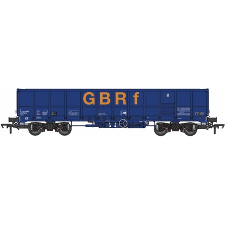 OO-EAL-111A - GBRf JNA-X in a brighter blue and orange. 11 ribs, side doors and reinforced wagon ends. Wagon number 81 70 5932 7
