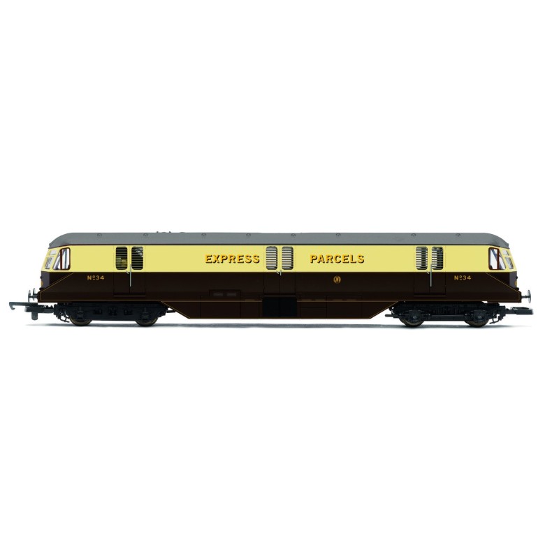 R30384 - RailRoad Plus GWR, Bo-Bo, No. 34 Parcels Car - Era 3